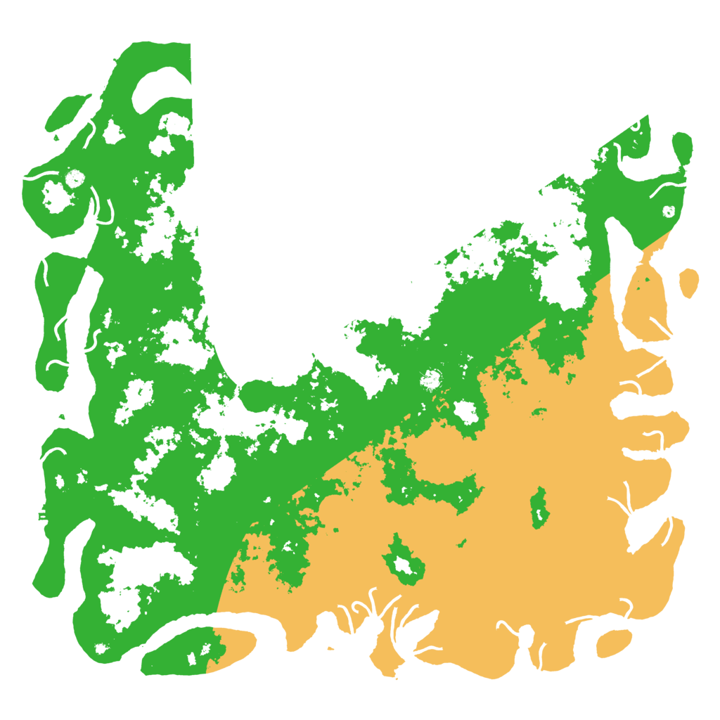Biome Rust Map: Procedural Map, Size: 6000, Seed: 986805