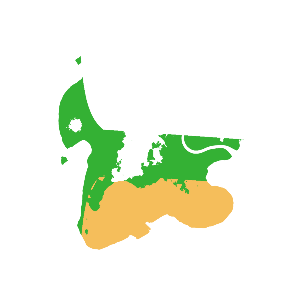 Biome Rust Map: Procedural Map, Size: 2000, Seed: 322860106