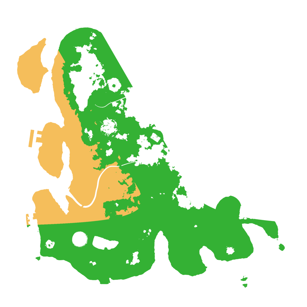 Biome Rust Map: Procedural Map, Size: 3550, Seed: 723487152