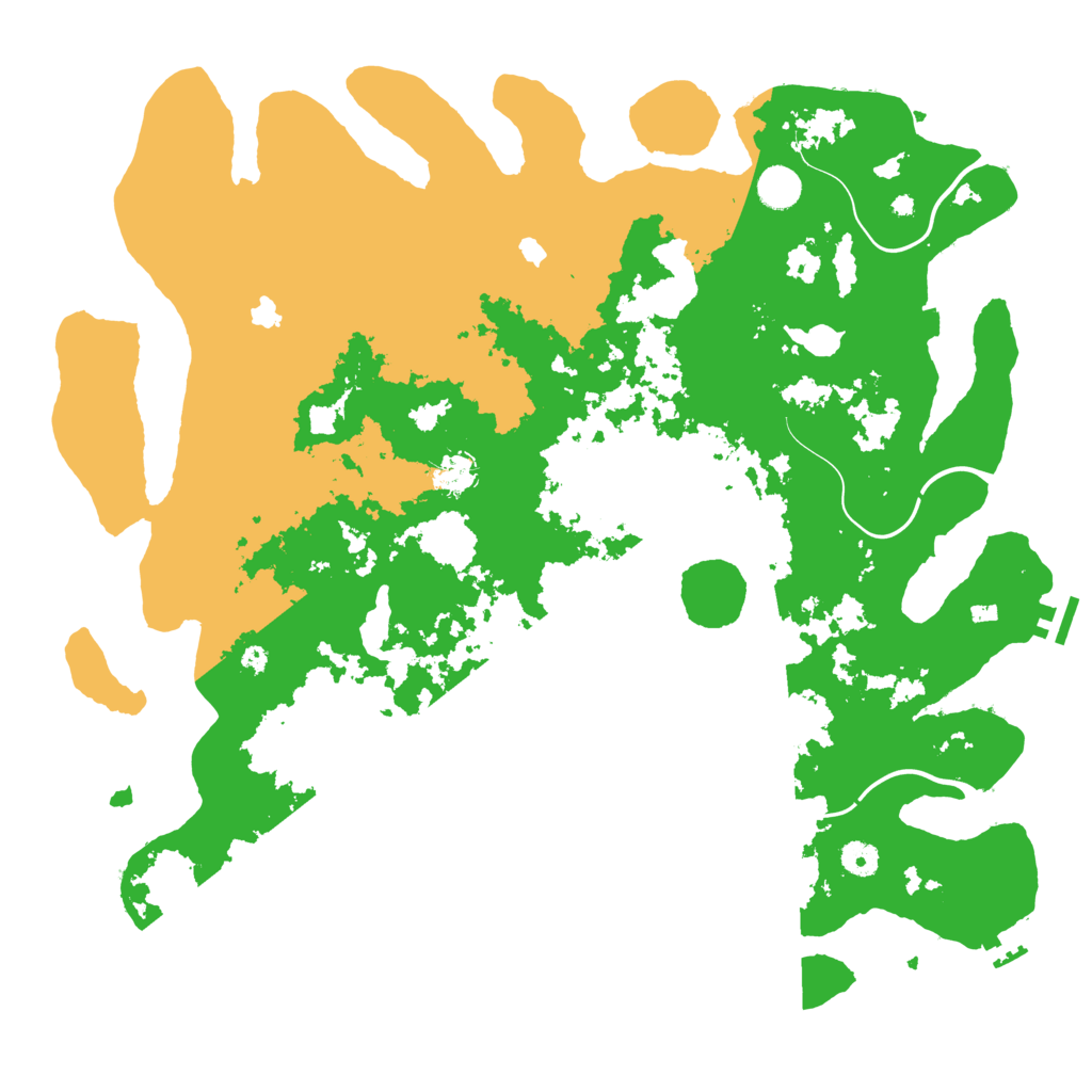 Biome Rust Map: Procedural Map, Size: 4500, Seed: 5978655