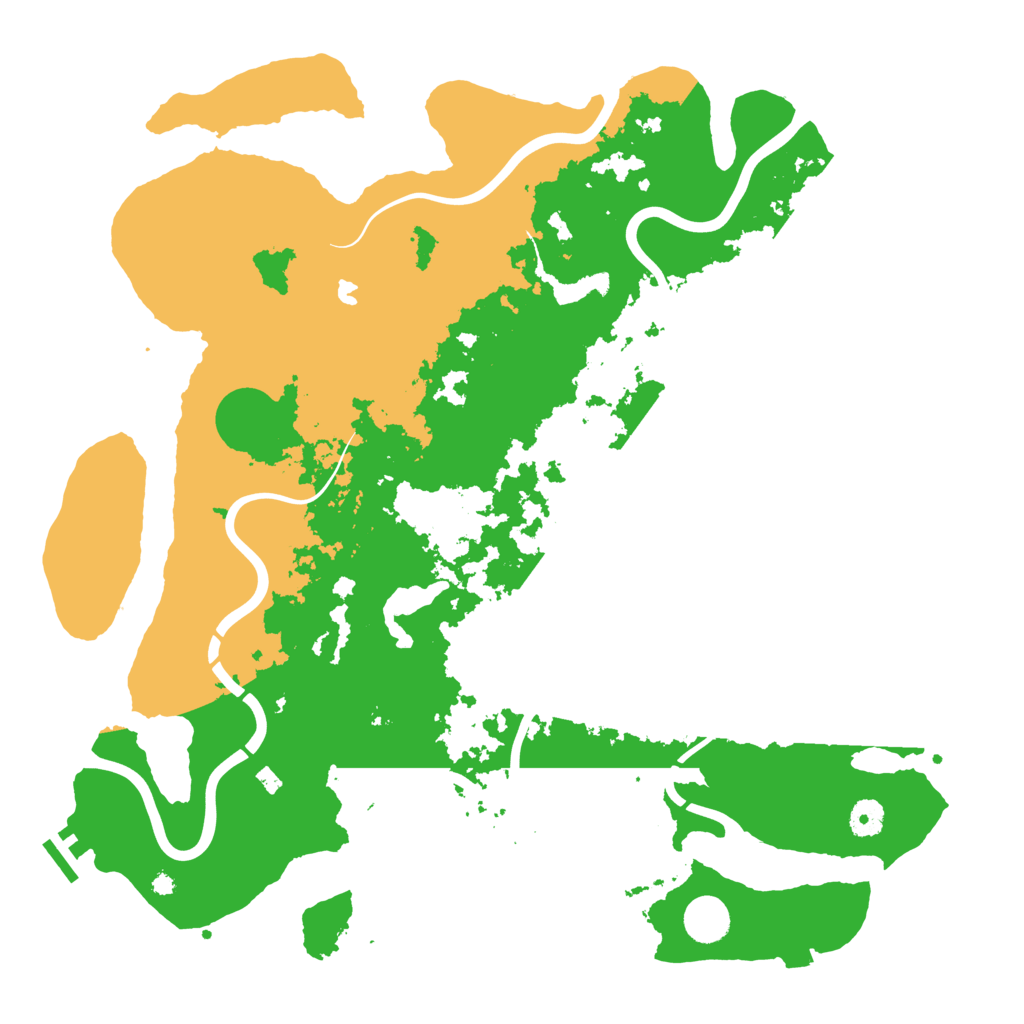 Biome Rust Map: Procedural Map, Size: 4250, Seed: 321235