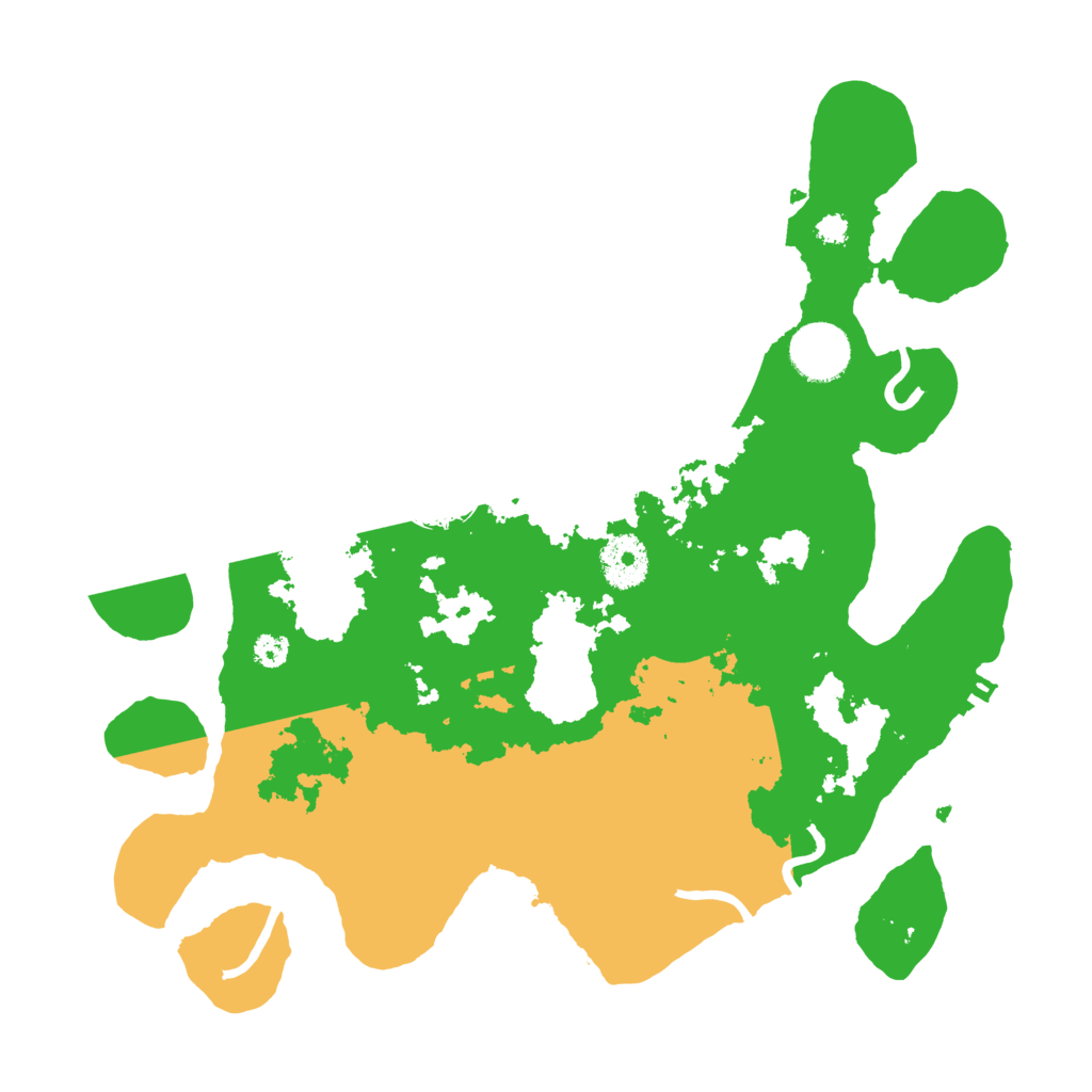 Biome Rust Map: Procedural Map, Size: 3250, Seed: 2038658869