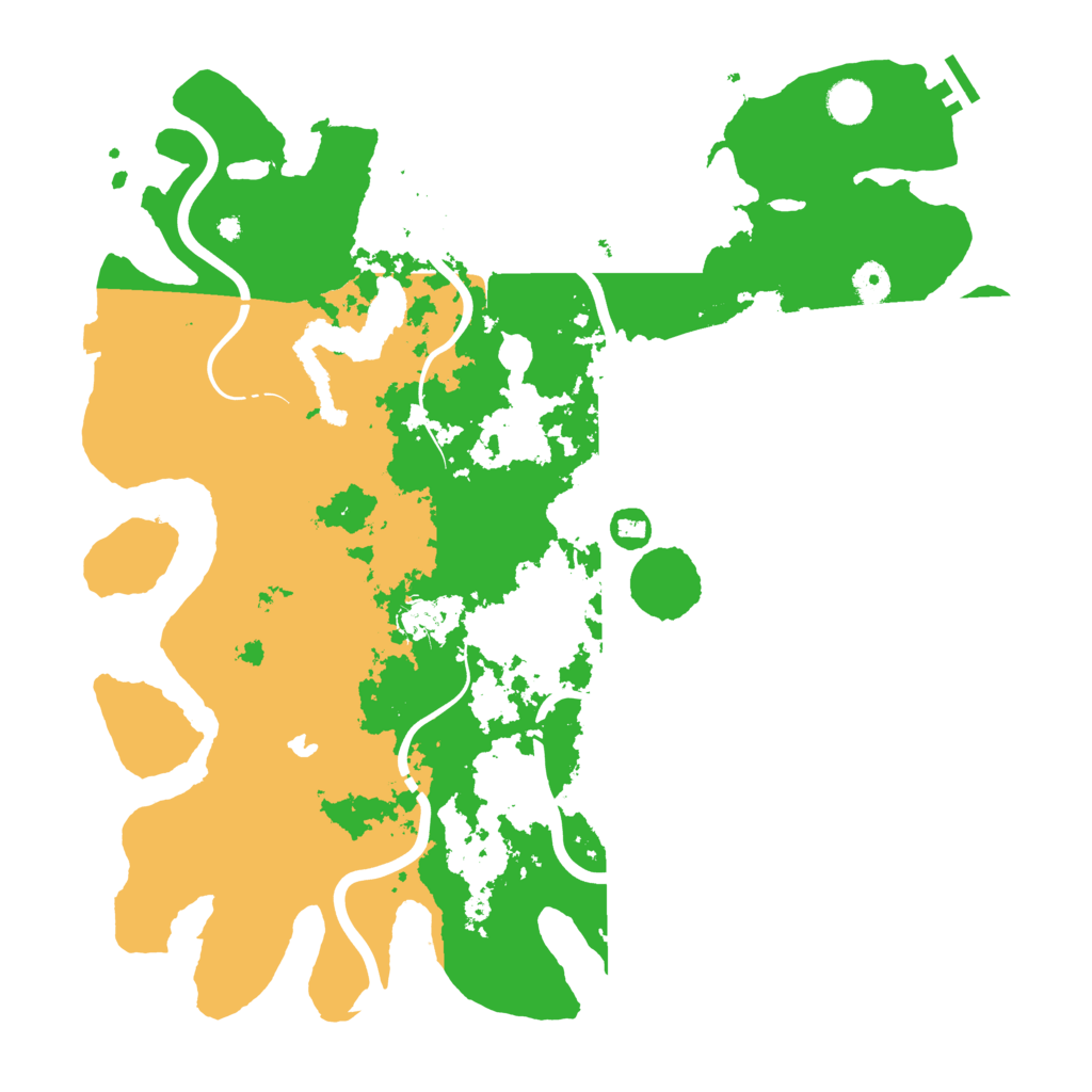Biome Rust Map: Procedural Map, Size: 4250, Seed: 493396