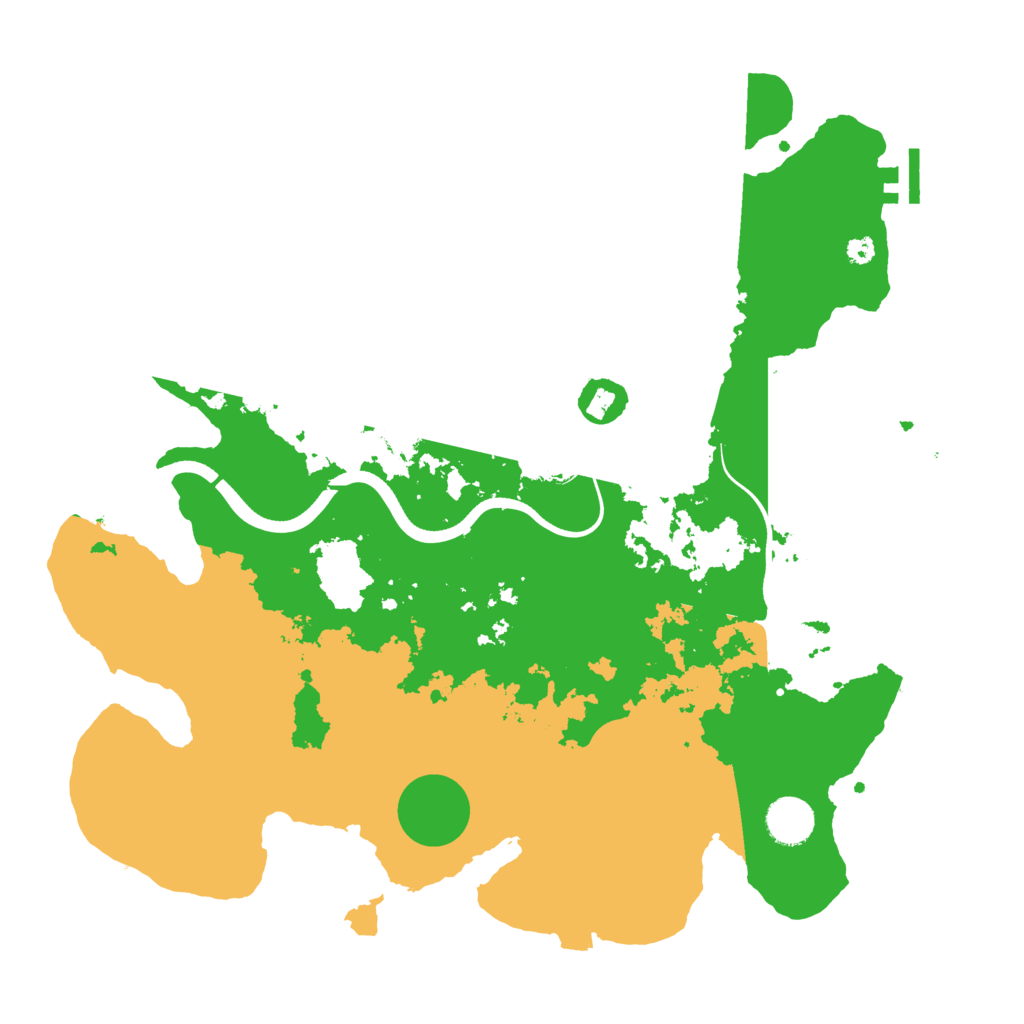Biome Rust Map: Procedural Map, Size: 3750, Seed: 1365107024