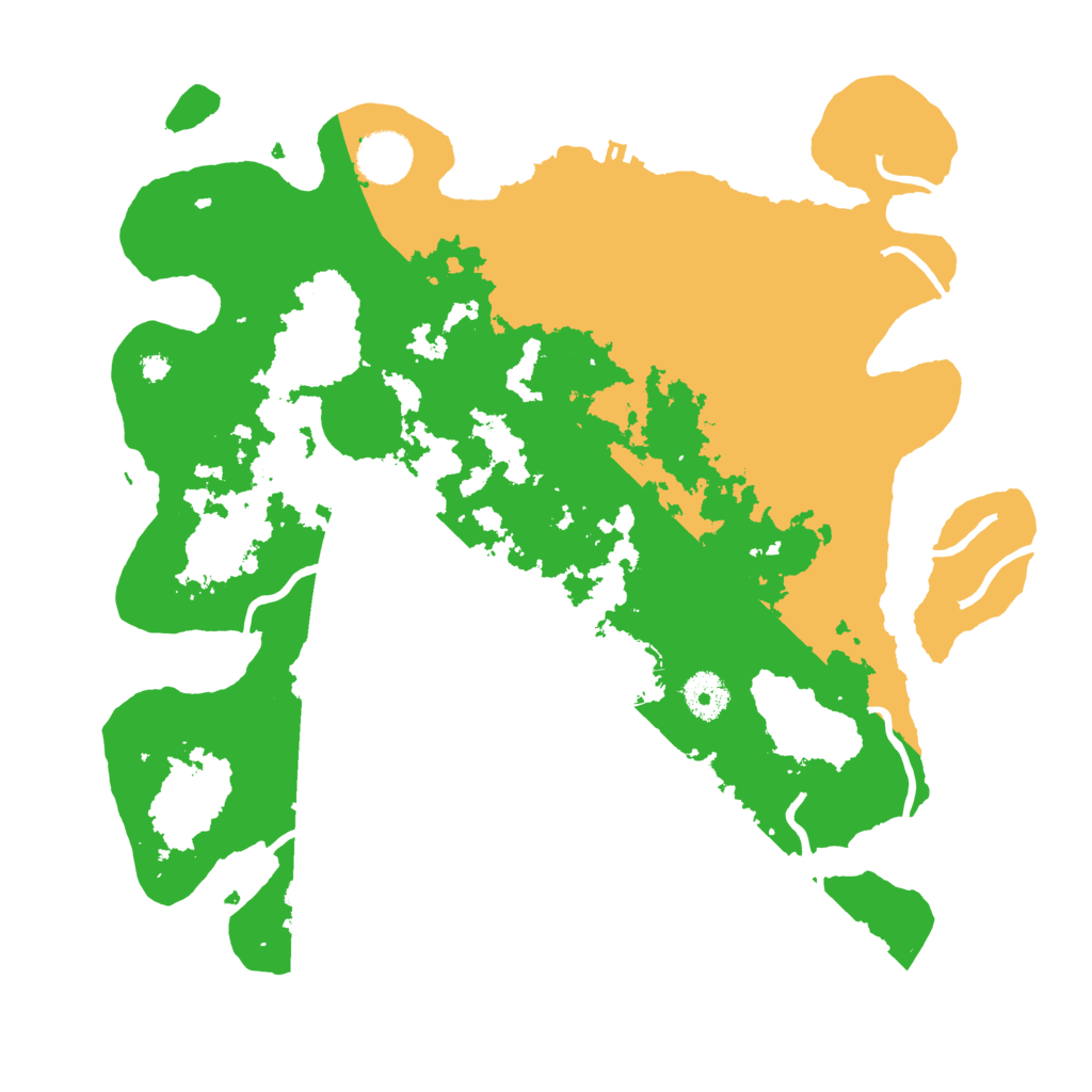 Biome Rust Map: Procedural Map, Size: 3600, Seed: 3863082
