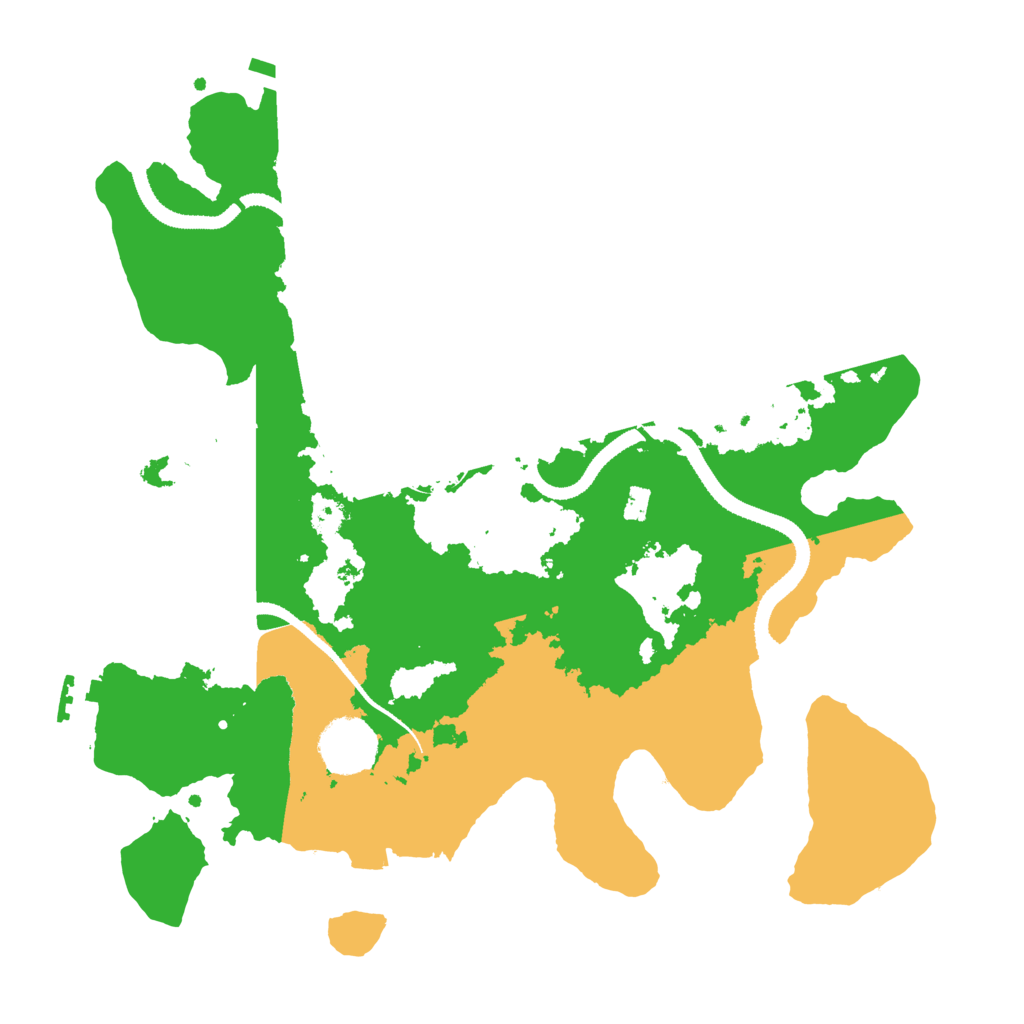 Biome Rust Map: Procedural Map, Size: 3250, Seed: 220505