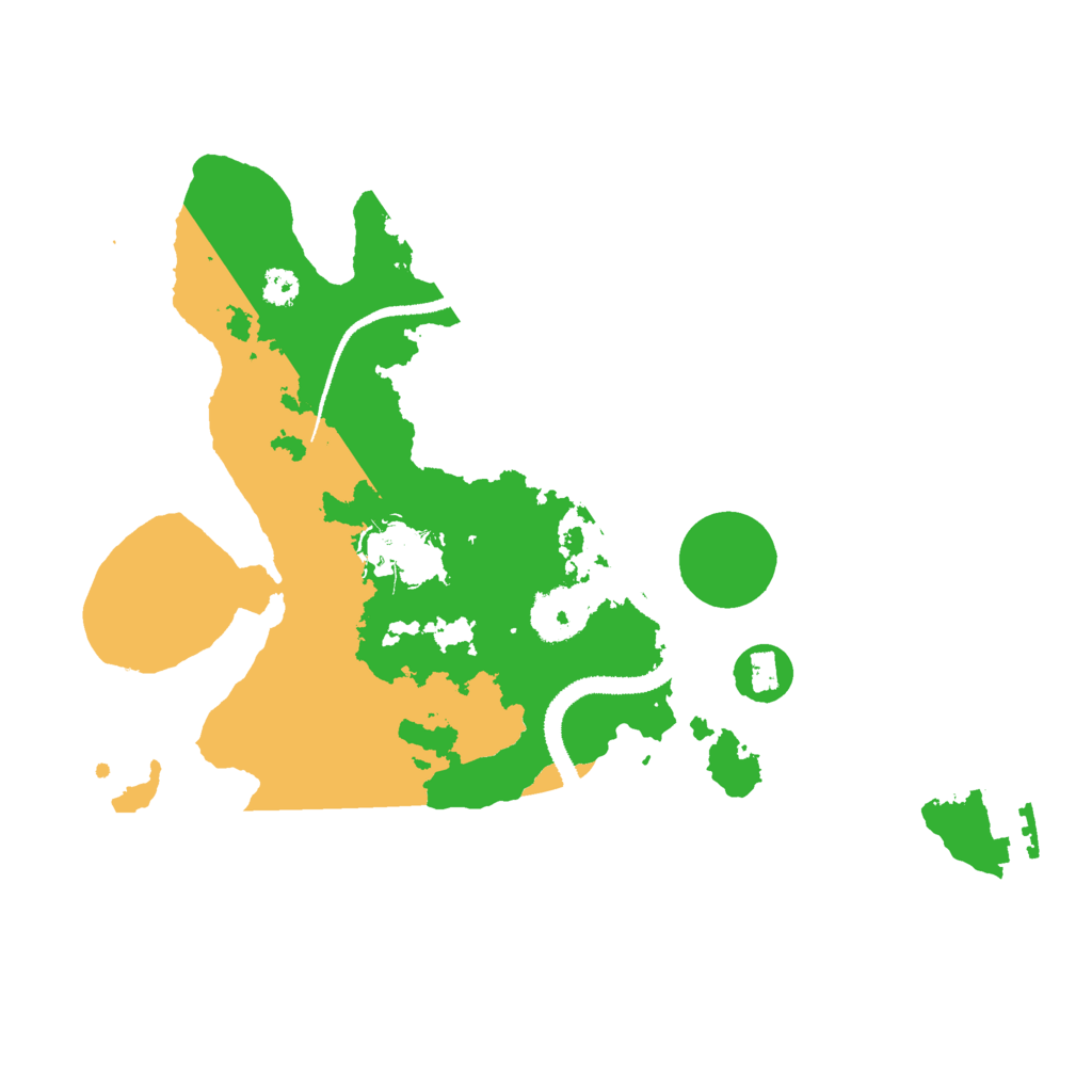Biome Rust Map: Procedural Map, Size: 3000, Seed: 180801694