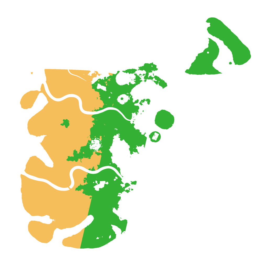 Biome Rust Map: Procedural Map, Size: 3950, Seed: 363895072