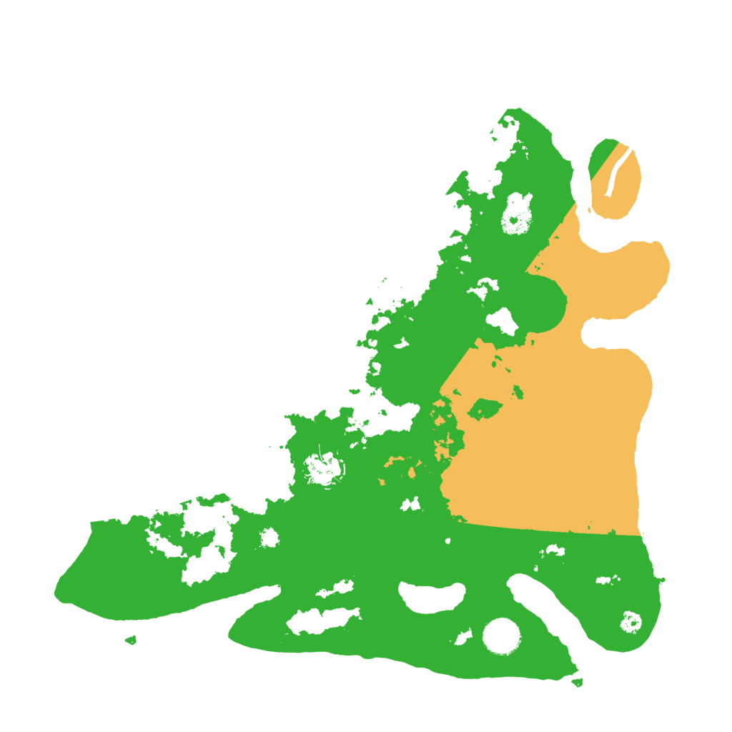 Biome Rust Map: Procedural Map, Size: 3500, Seed: 421673