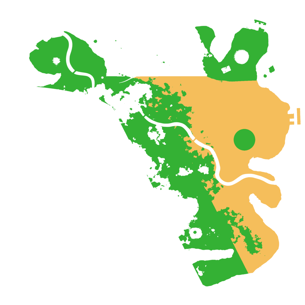 Biome Rust Map: Procedural Map, Size: 3750, Seed: 2007808810