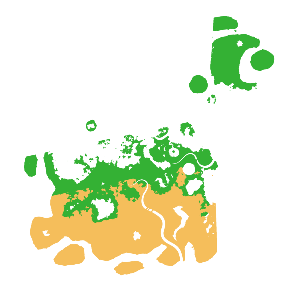 Biome Rust Map: Procedural Map, Size: 4500, Seed: 392062566