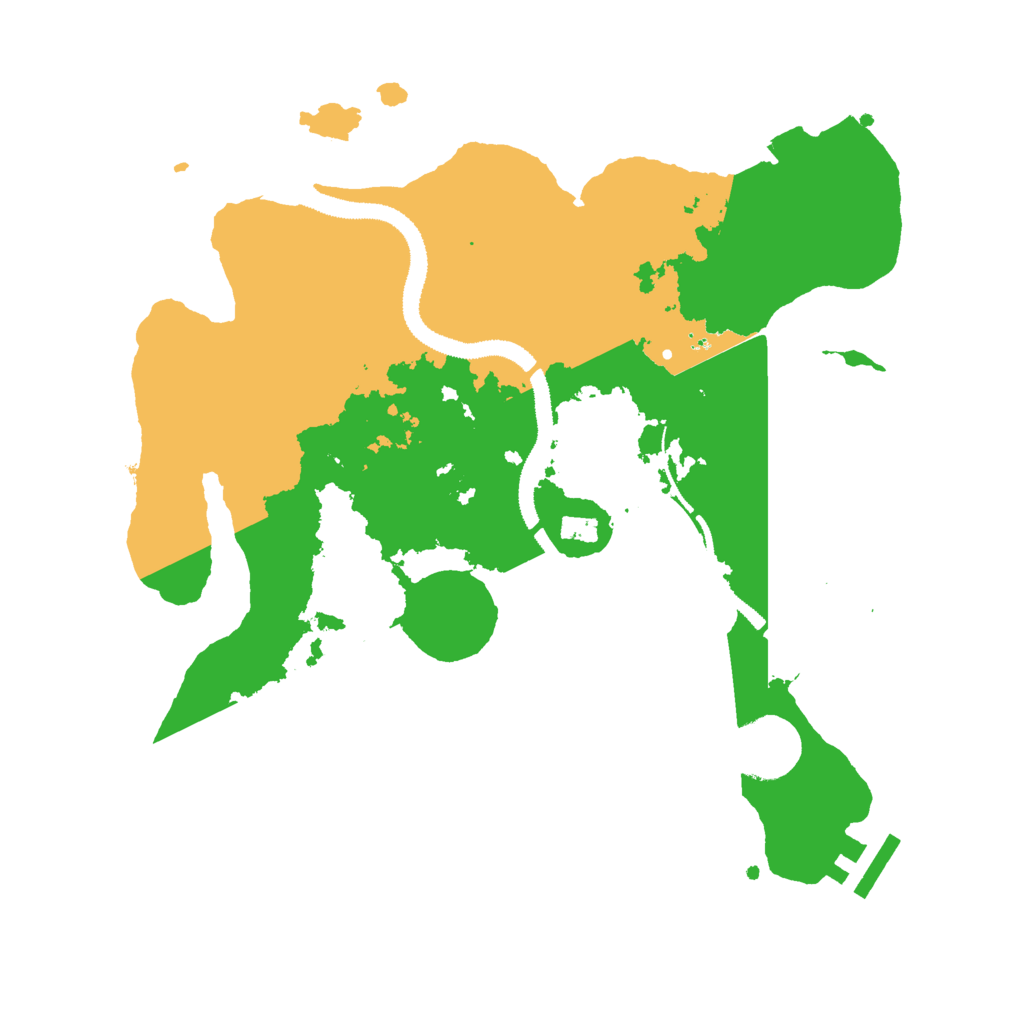 Biome Rust Map: Procedural Map, Size: 3000, Seed: 806072544