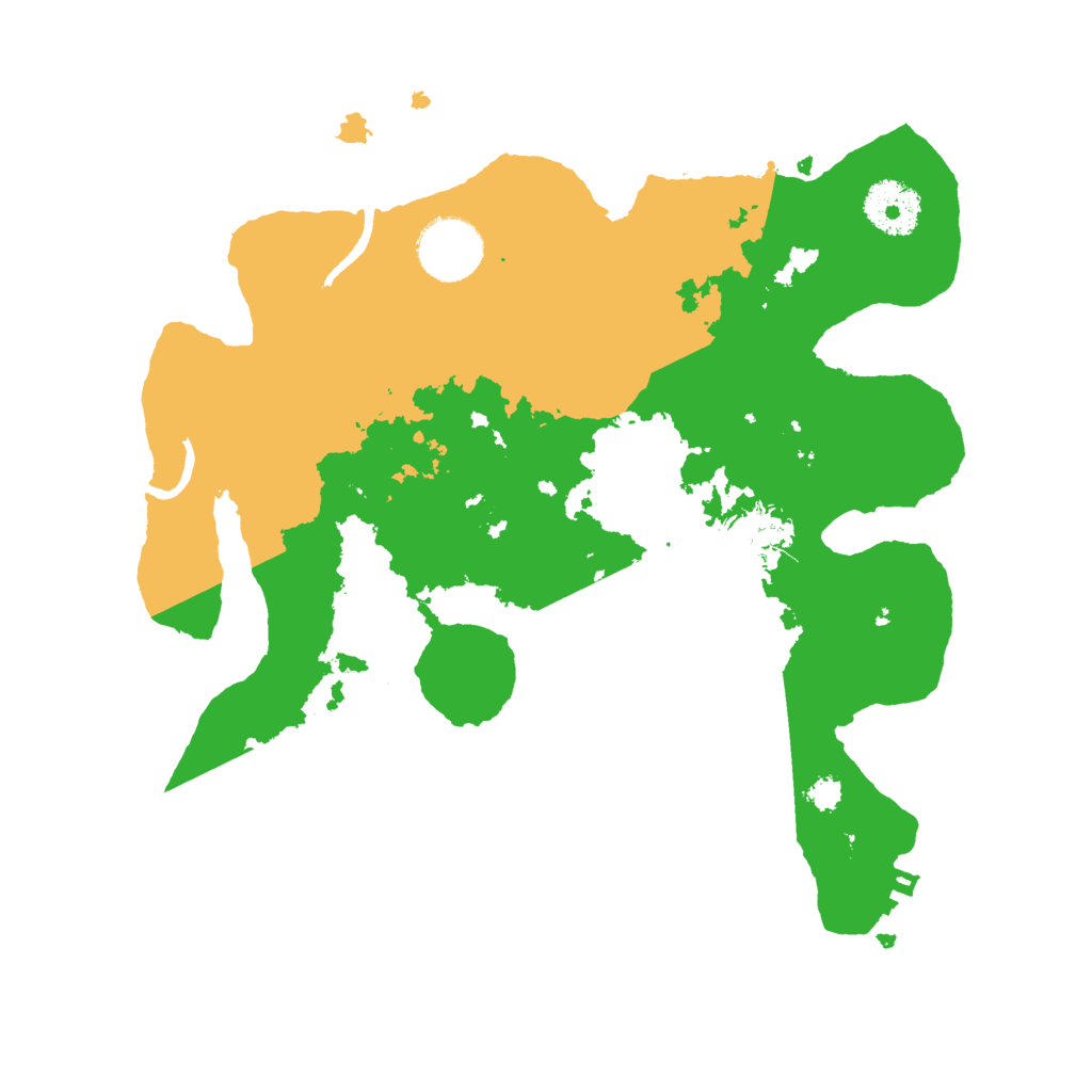 Biome Rust Map: Procedural Map, Size: 3000, Seed: 806072544