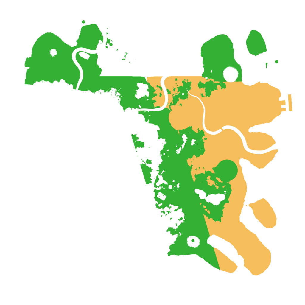Biome Rust Map: Procedural Map, Size: 3750, Seed: 229704906