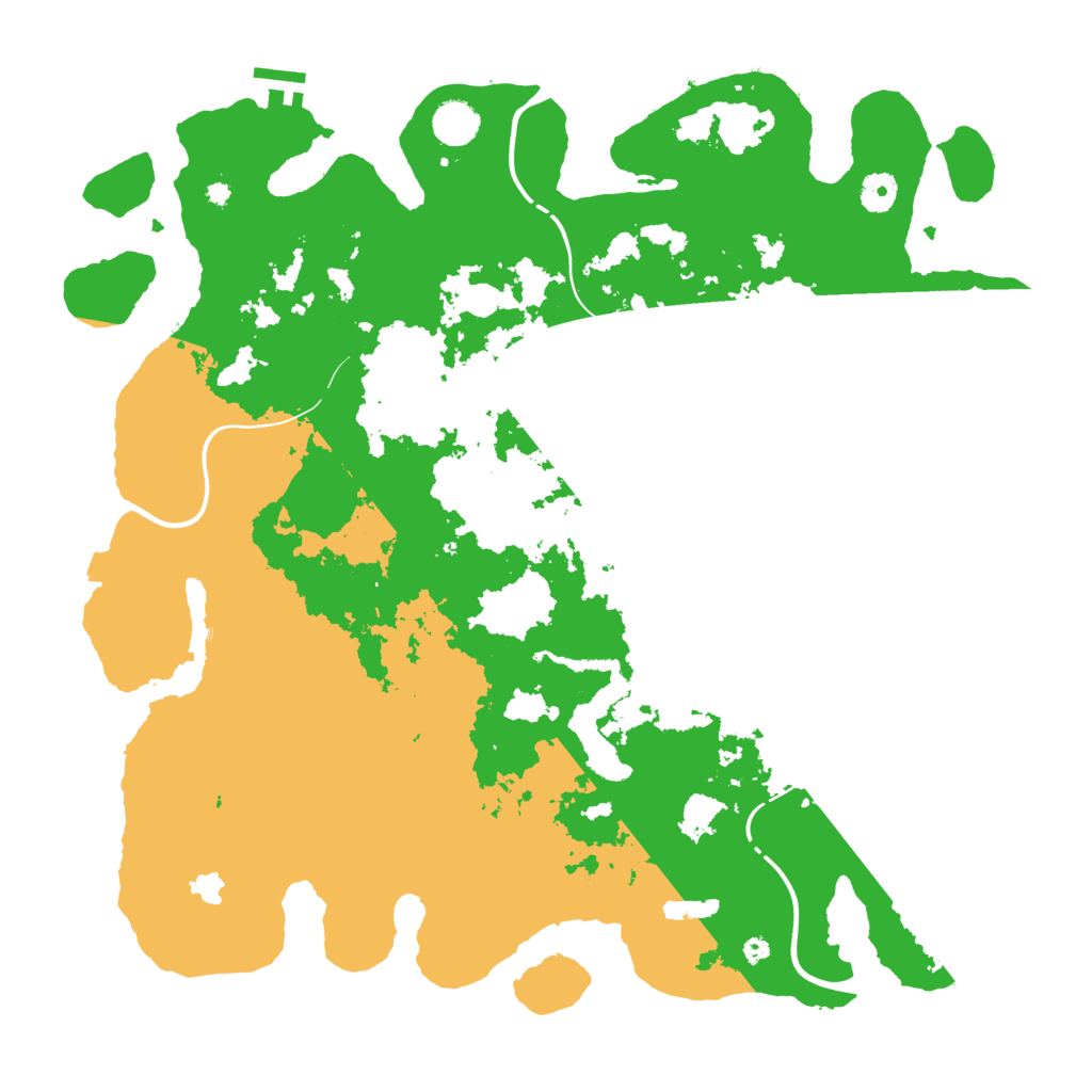 Biome Rust Map: Procedural Map, Size: 4250, Seed: 1418534