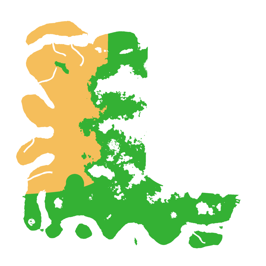 Biome Rust Map: Procedural Map, Size: 4000, Seed: 9999999