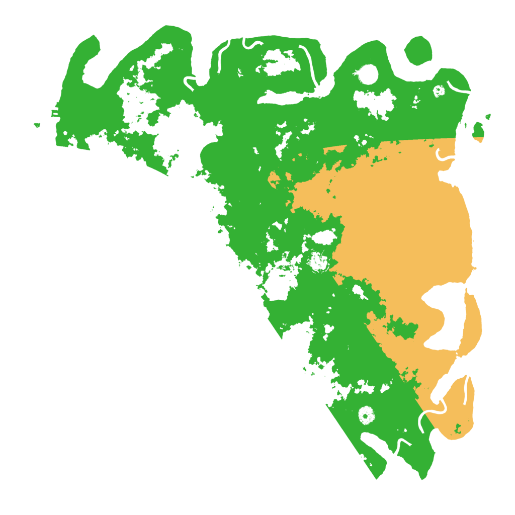 Biome Rust Map: Procedural Map, Size: 4500, Seed: 418433811