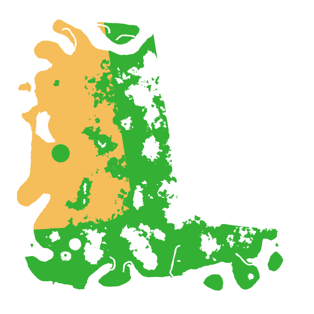 Biome Rust Map: Procedural Map, Size: 4600, Seed: 1235864