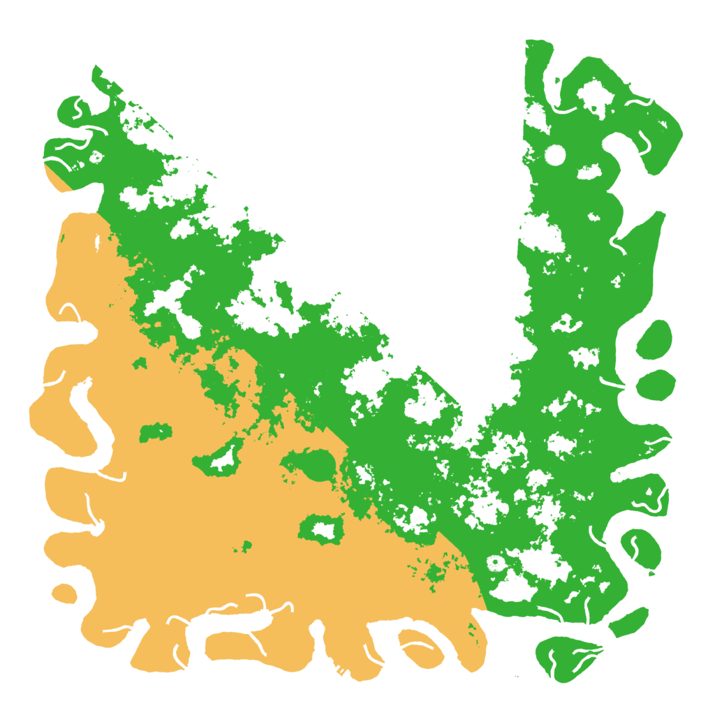 Biome Rust Map: Procedural Map, Size: 6000, Seed: 2305247