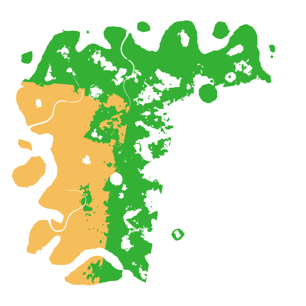 Biome Rust Map: Procedural Map, Size: 4500, Seed: 9768