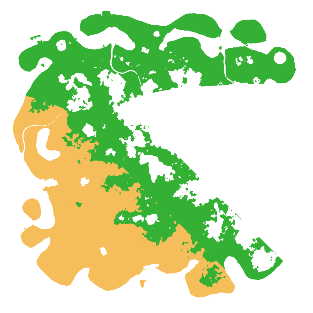 Biome Rust Map: Procedural Map, Size: 4500, Seed: 1243295457