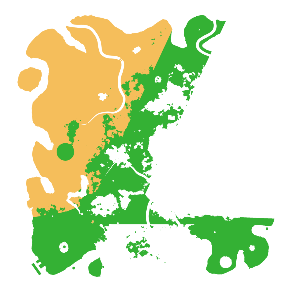 Biome Rust Map: Procedural Map, Size: 4500, Seed: 889197738