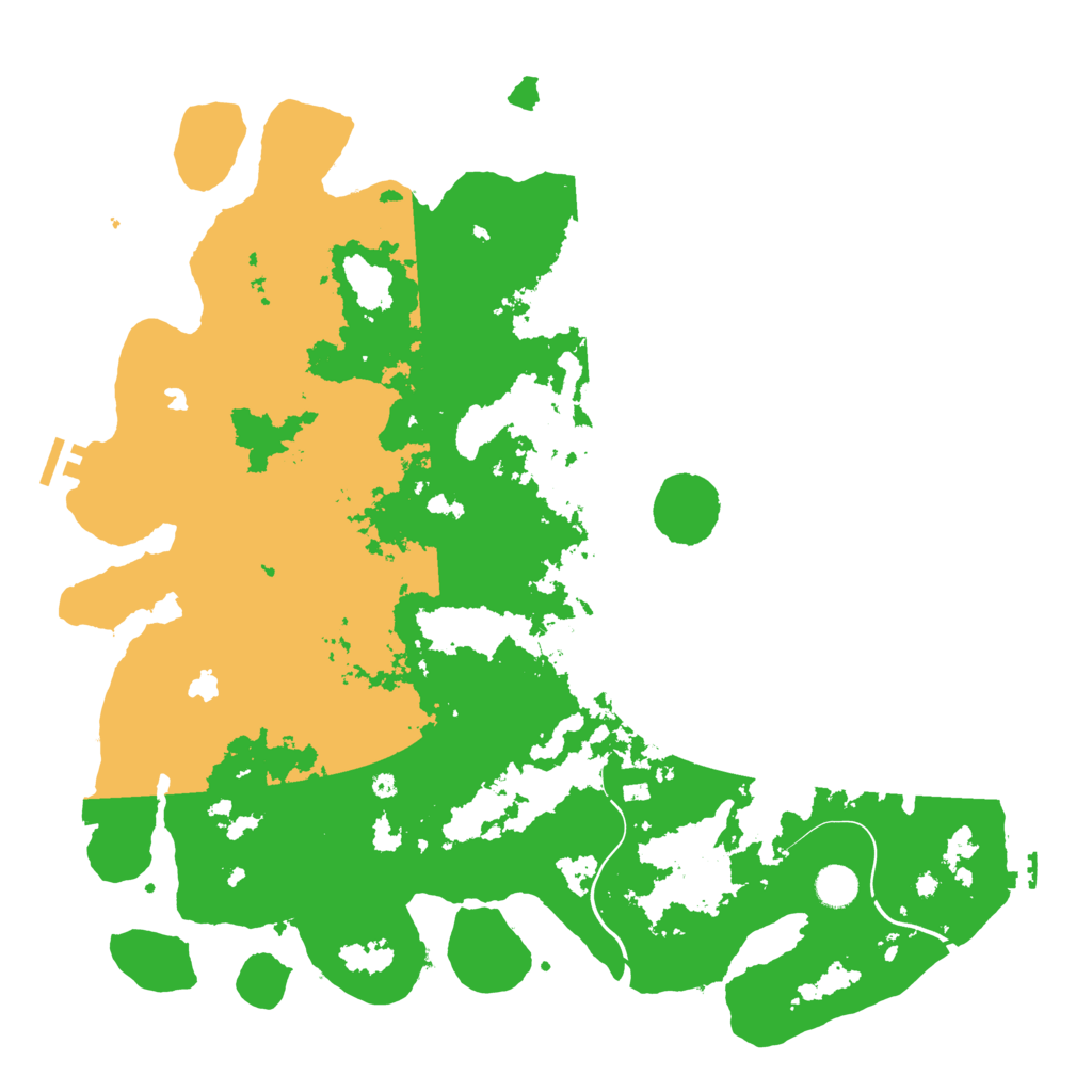 Biome Rust Map: Procedural Map, Size: 4500, Seed: 245475