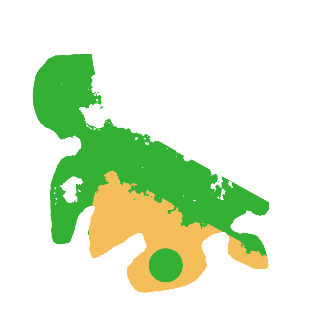 Biome Rust Map: Barren, Size: 2500, Seed: 39