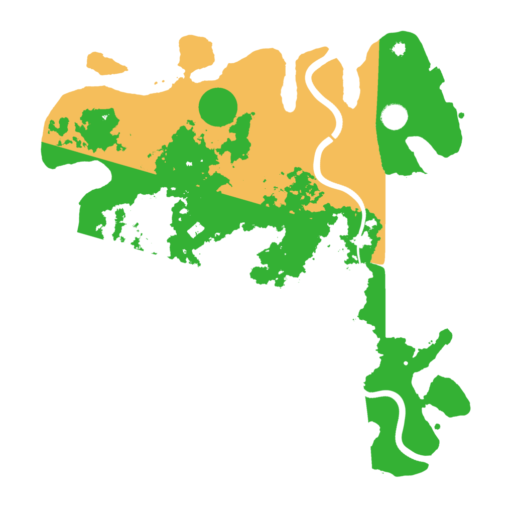 Biome Rust Map: Procedural Map, Size: 3500, Seed: 1129286387