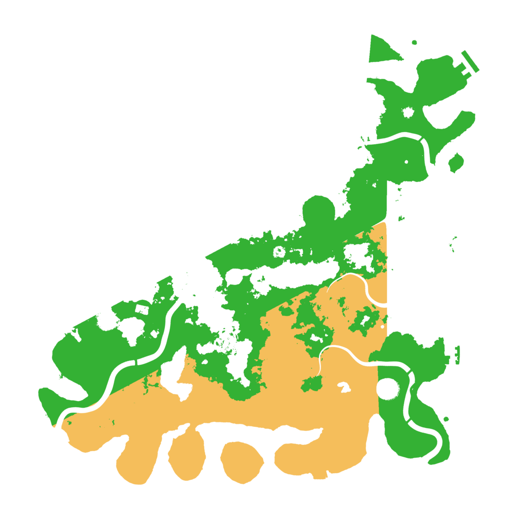 Biome Rust Map: Procedural Map, Size: 4200, Seed: 443371258