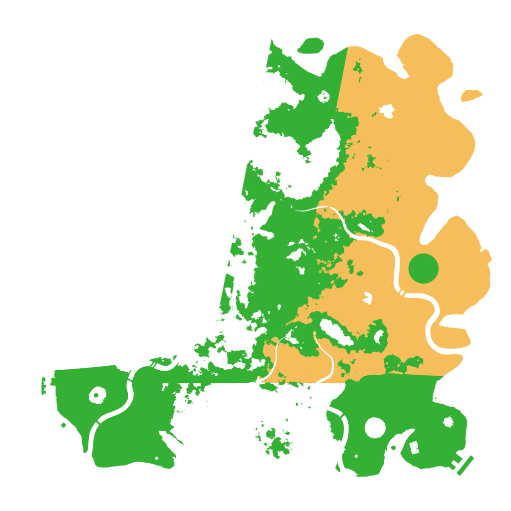 Biome Rust Map: Procedural Map, Size: 4500, Seed: 602622699