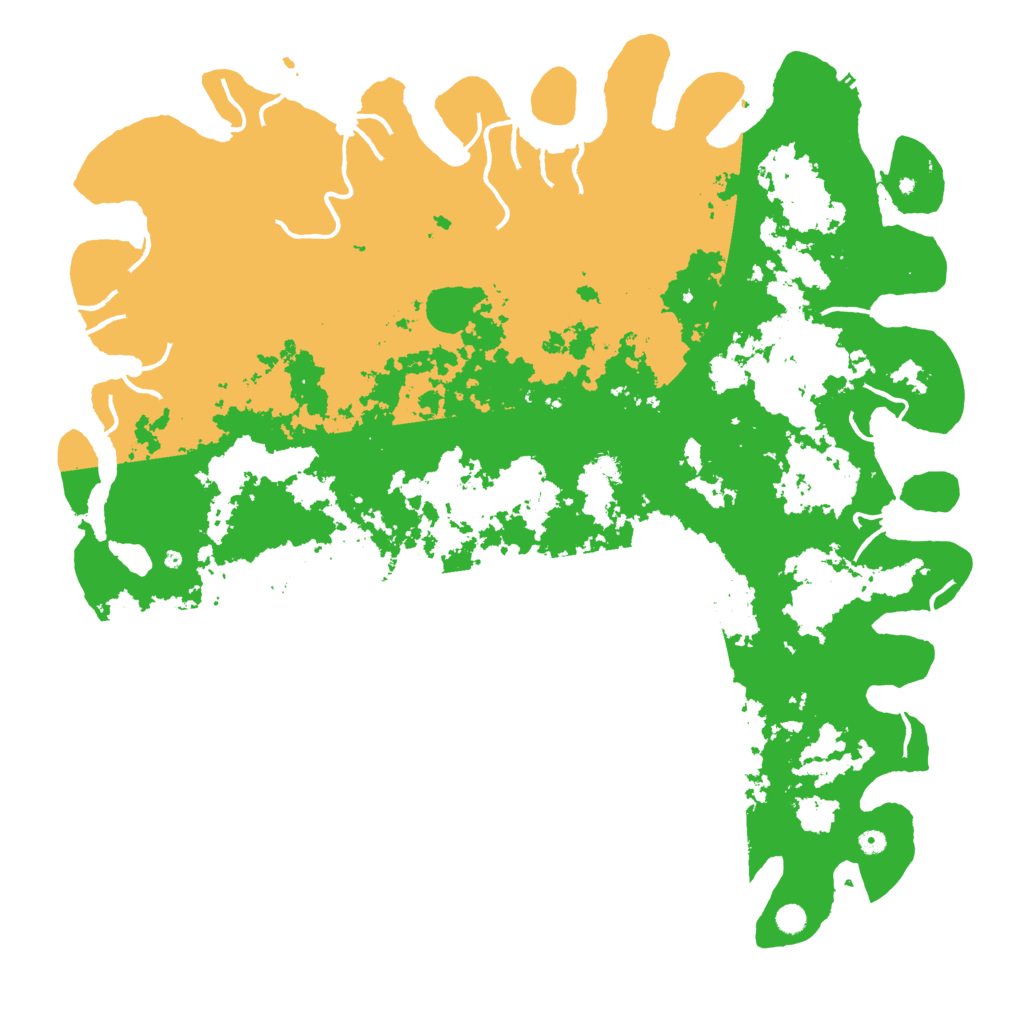 Biome Rust Map: Procedural Map, Size: 6000, Seed: 535634
