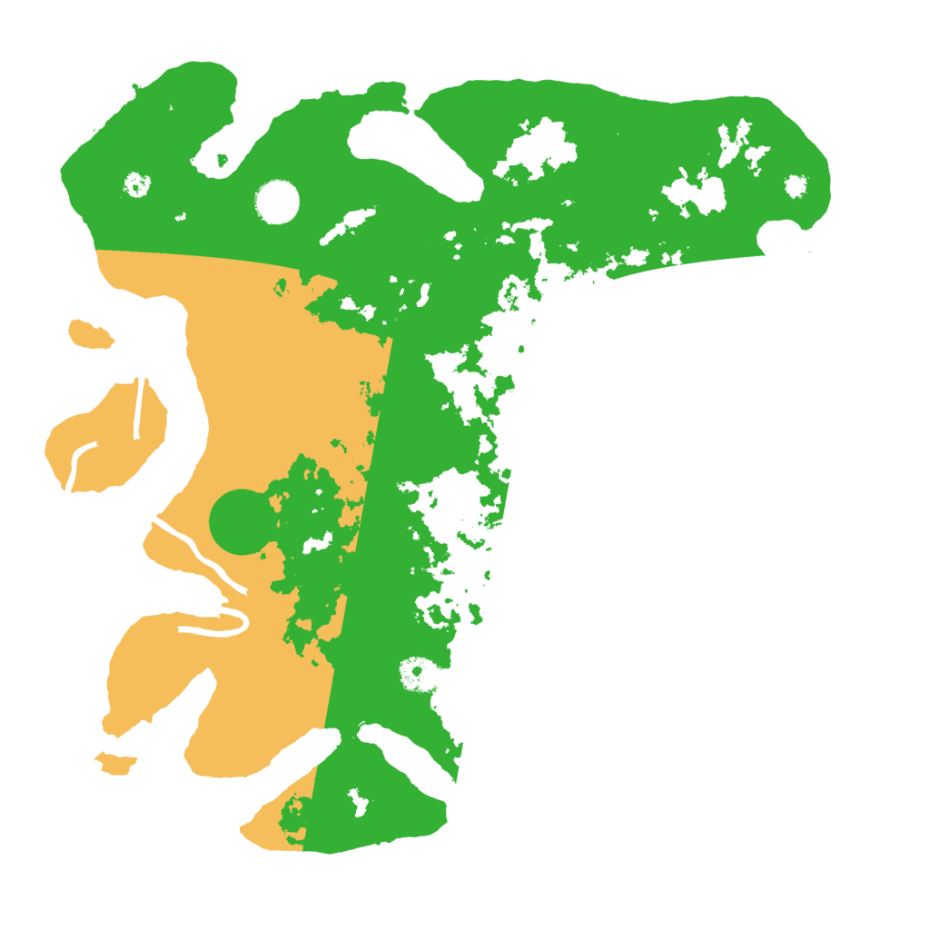 Biome Rust Map: Procedural Map, Size: 3720, Seed: 9768