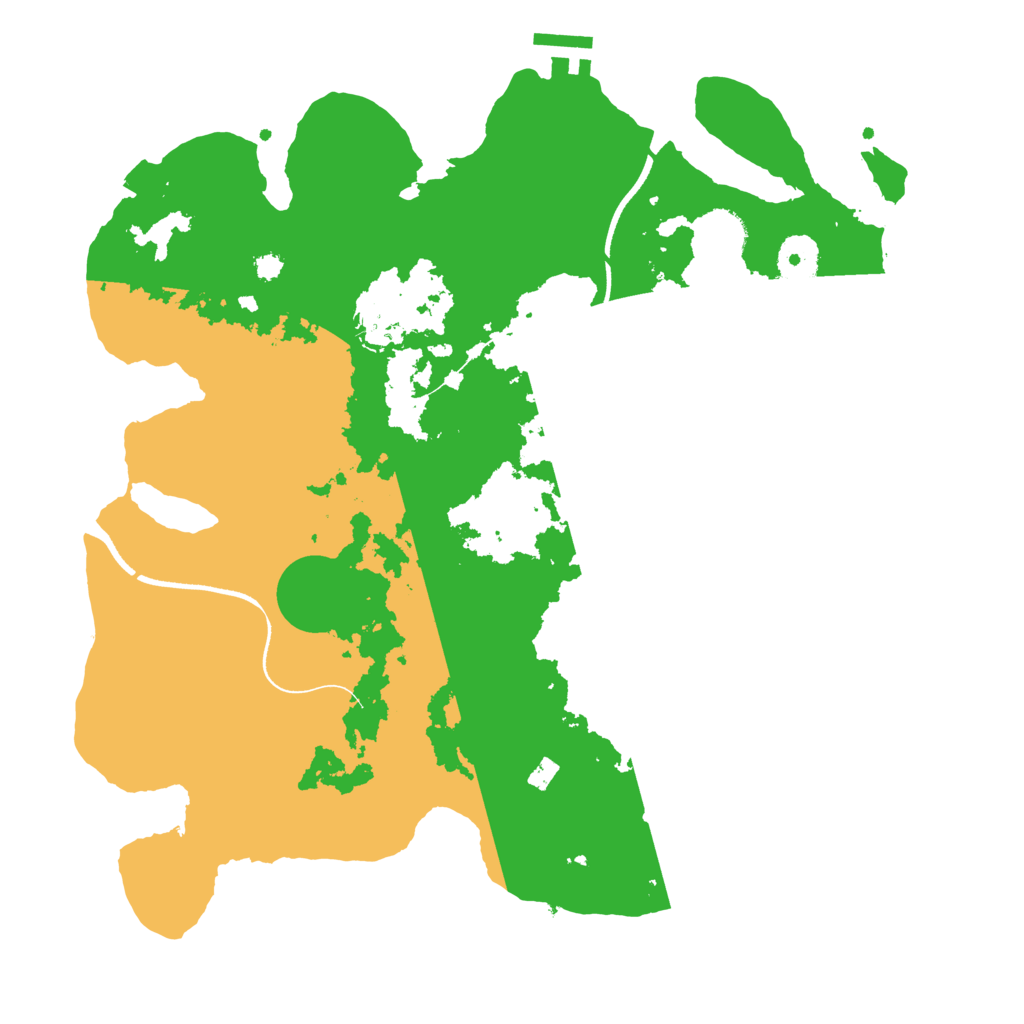 Biome Rust Map: Procedural Map, Size: 3500, Seed: 1471451383
