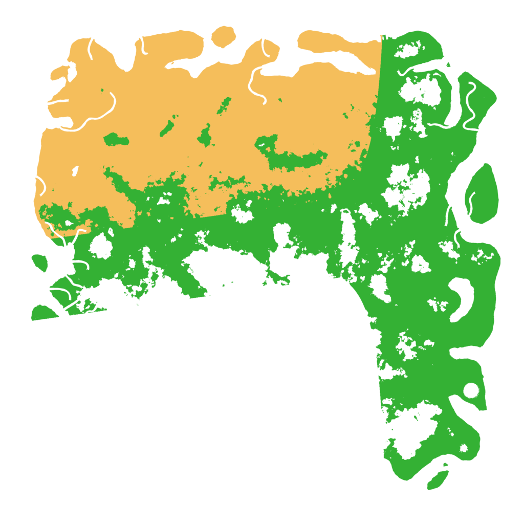 Biome Rust Map: Procedural Map, Size: 6000, Seed: 99640