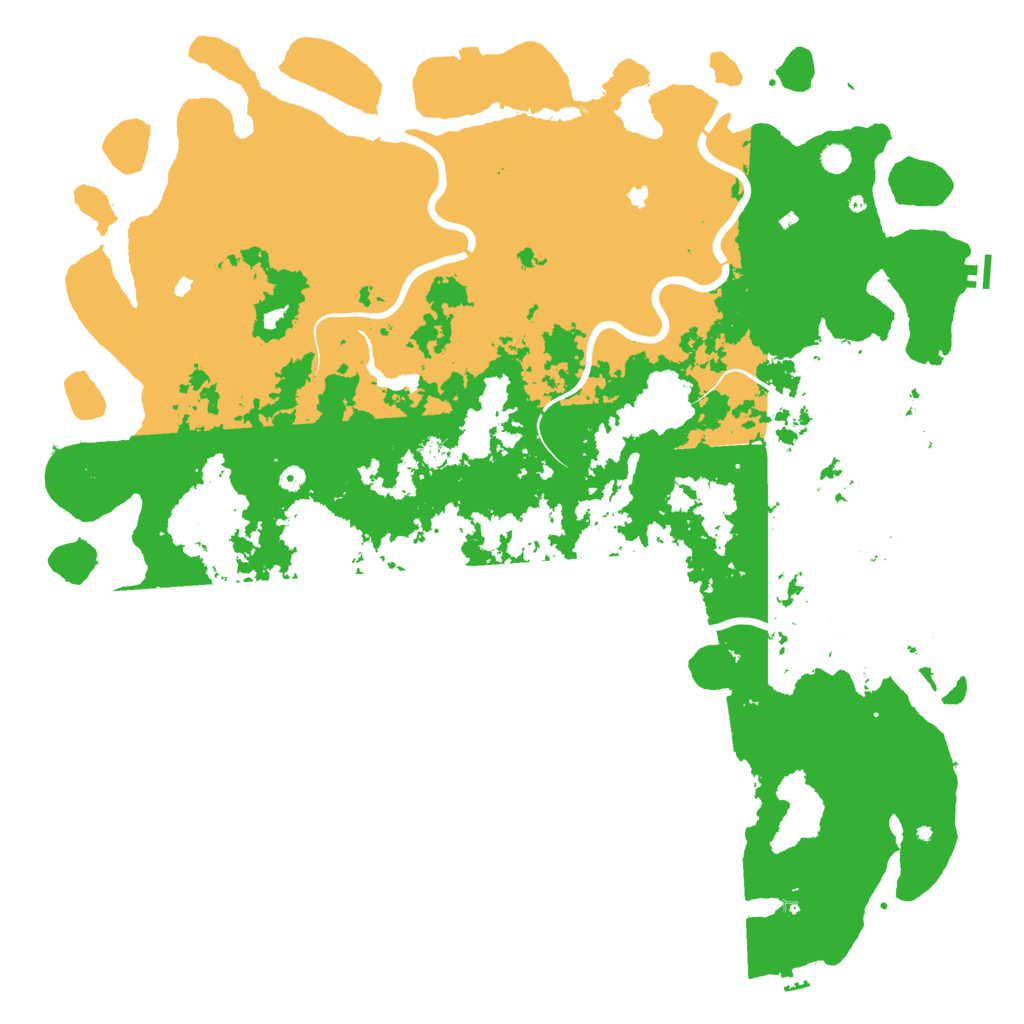 Biome Rust Map: Procedural Map, Size: 6000, Seed: 271064