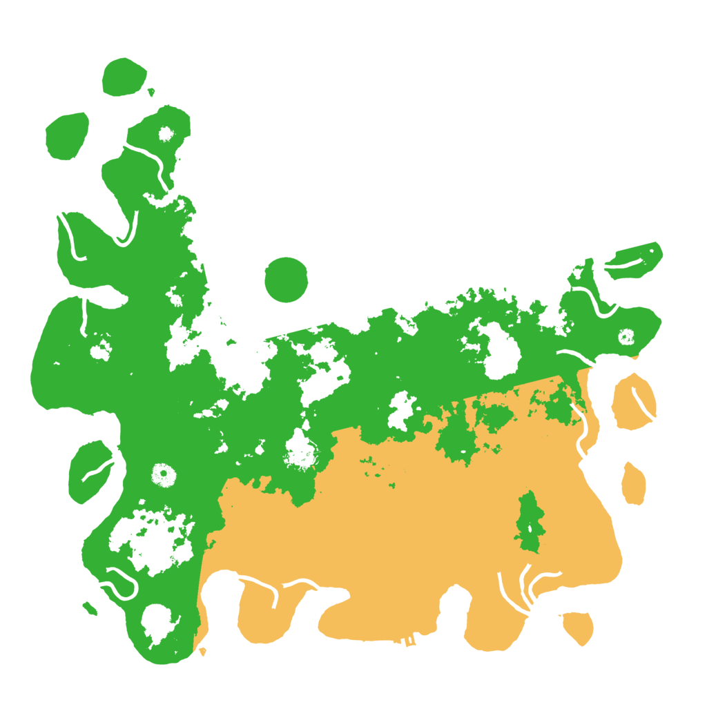 Biome Rust Map: Procedural Map, Size: 4401, Seed: 1