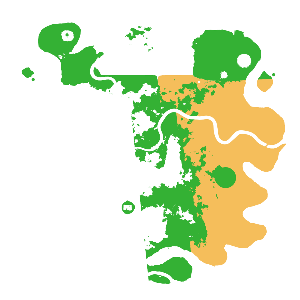 Biome Rust Map: Procedural Map, Size: 3800, Seed: 215842982