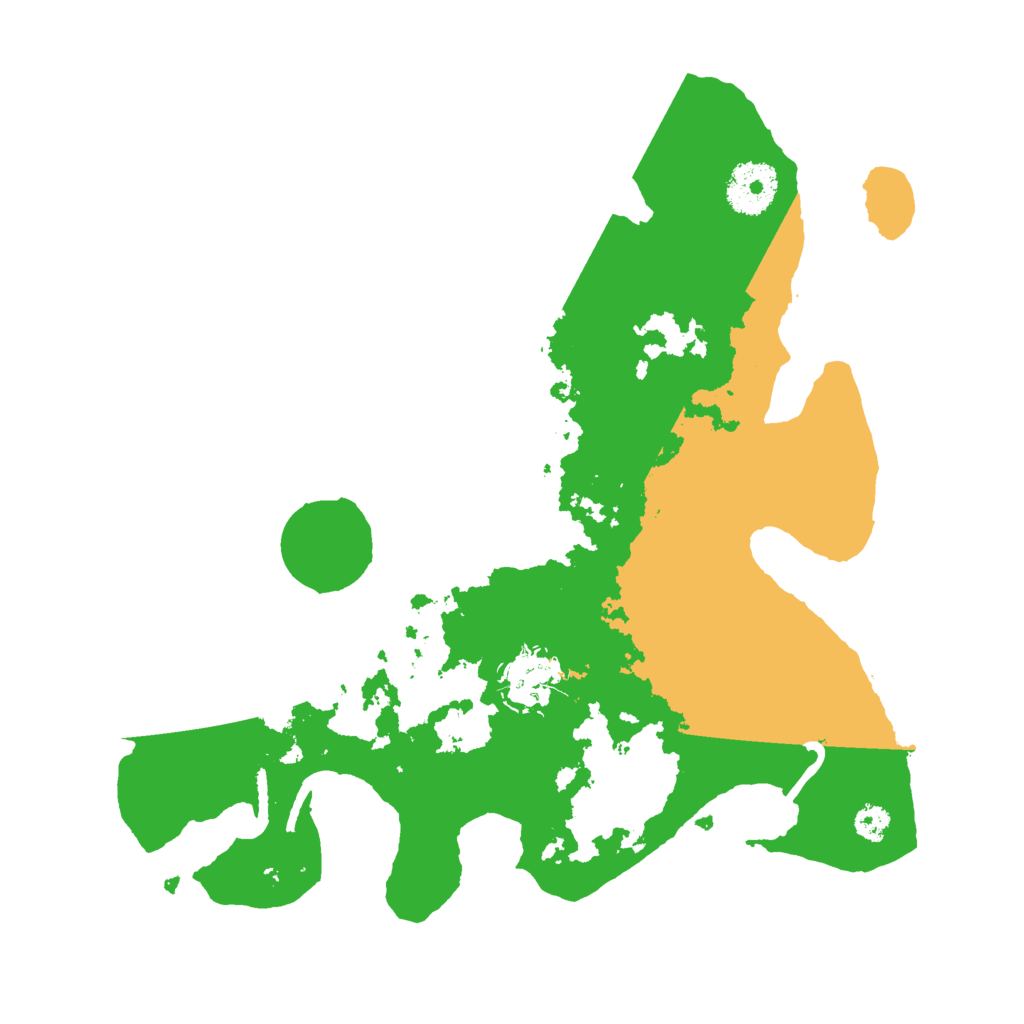 Biome Rust Map: Procedural Map, Size: 3000, Seed: 158986295