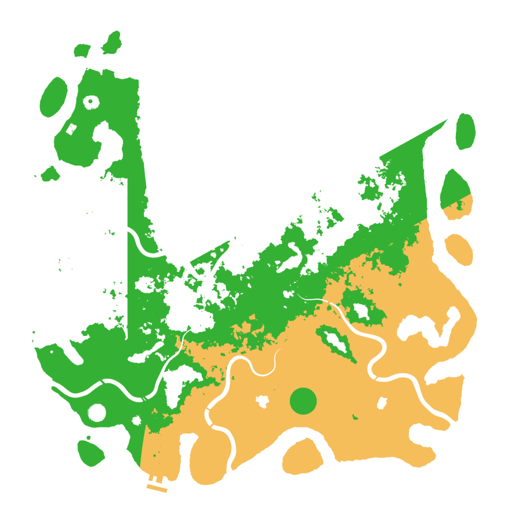 Biome Rust Map: Procedural Map, Size: 5000, Seed: 778163