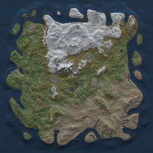 Thumbnail Rust Map: Procedural Map, Size: 5000, Seed: 778163, 20 Monuments