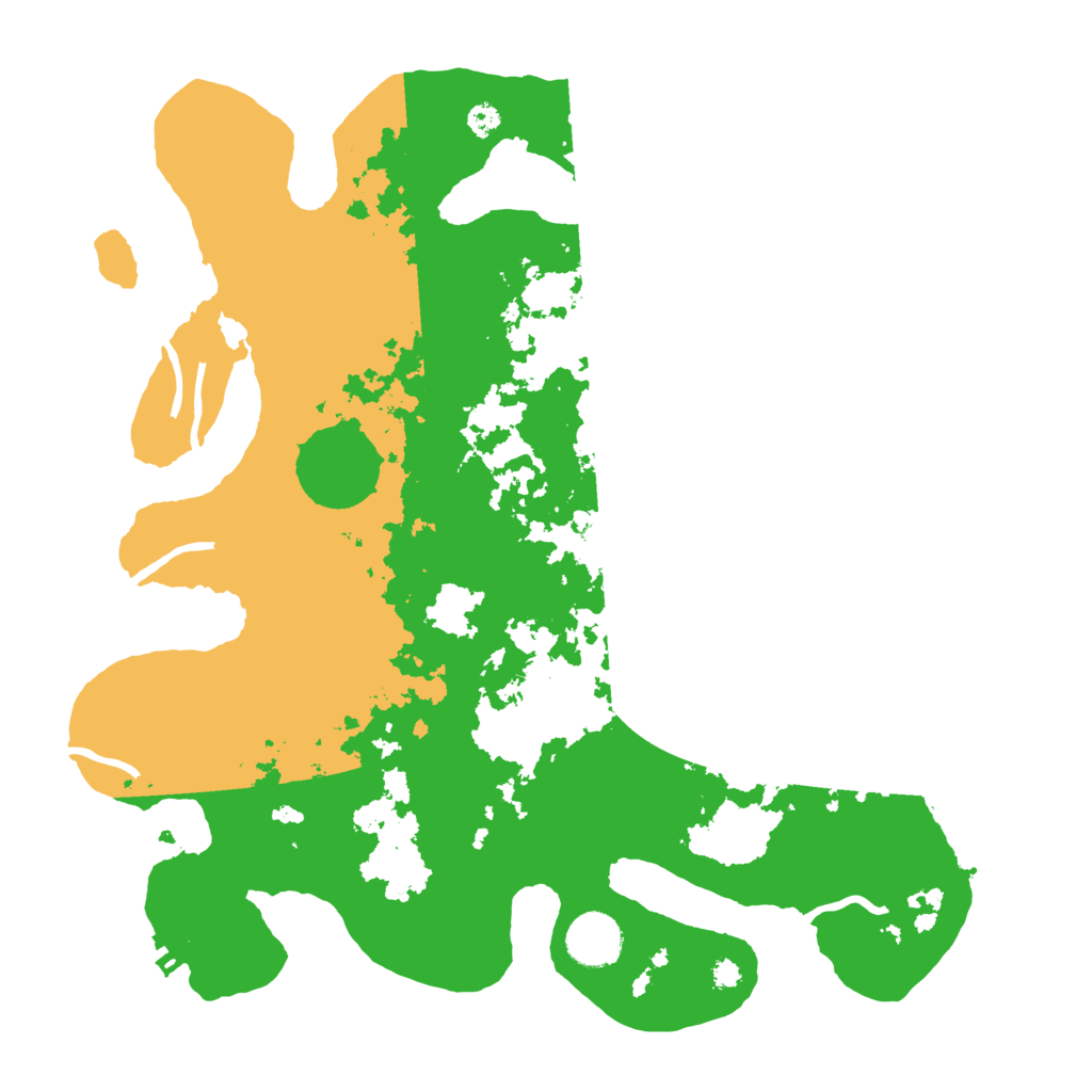 Biome Rust Map: Procedural Map, Size: 3500, Seed: 1213780