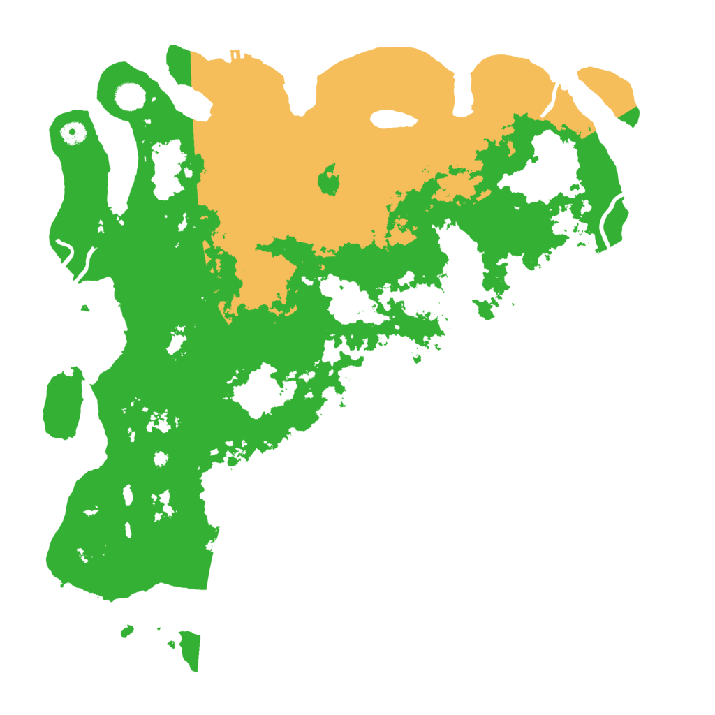 Biome Rust Map: Procedural Map, Size: 4500, Seed: 1521538098