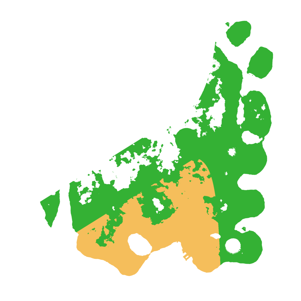Biome Rust Map: Procedural Map, Size: 3500, Seed: 1239122813