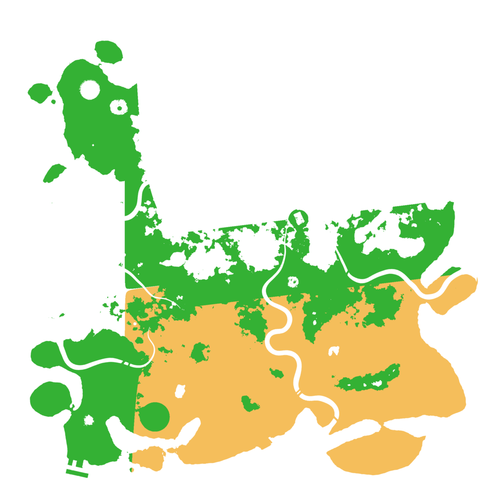 Biome Rust Map: Procedural Map, Size: 4500, Seed: 812595197