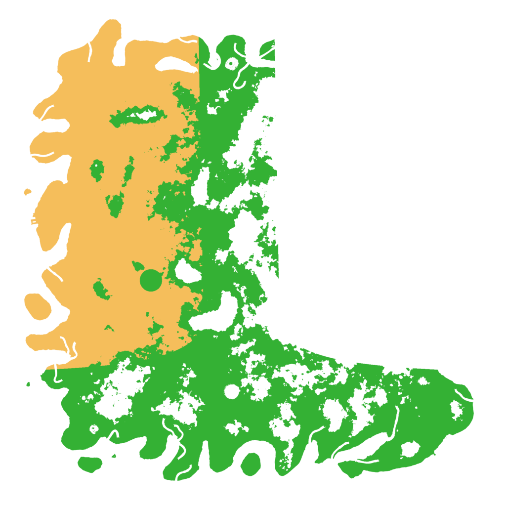 Biome Rust Map: Procedural Map, Size: 6000, Seed: 1021730533