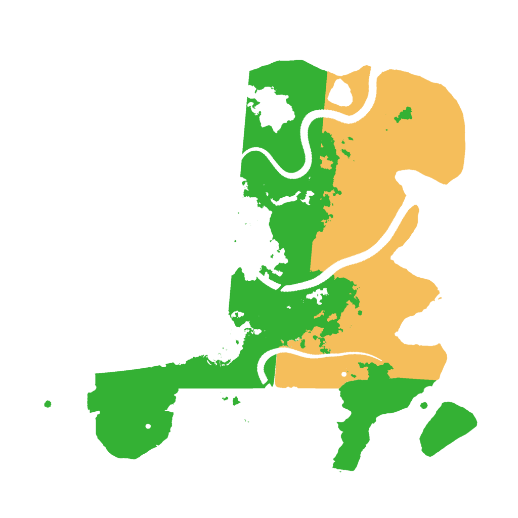 Biome Rust Map: Procedural Map, Size: 3000, Seed: 337626270