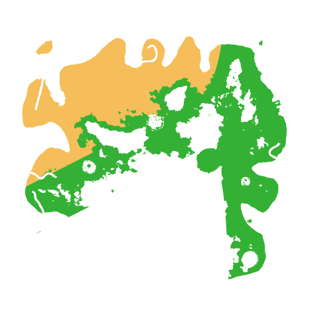Biome Rust Map: Procedural Map, Size: 3500, Seed: 874788591