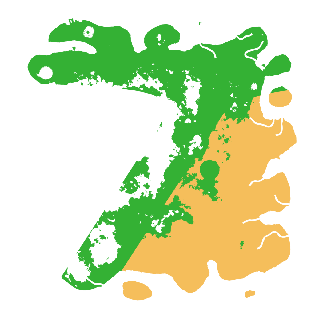 Biome Rust Map: Procedural Map, Size: 4300, Seed: 100816564