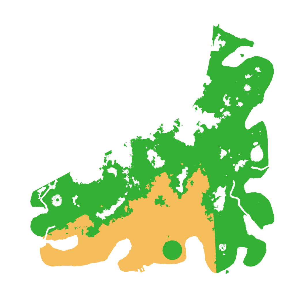 Biome Rust Map: Procedural Map, Size: 4000, Seed: 1106